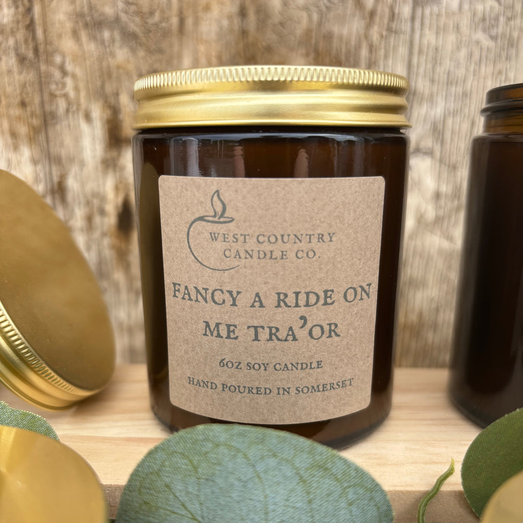 Fancy A Ride On Me Tra'or - Bergamot & Oud Soy Candle