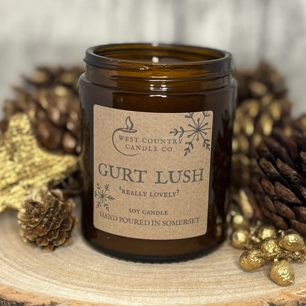 Gurt Lush 'Really Lovely' - Rhubarb & Rose' Soy Wax Candle Christmas 2025 Edition