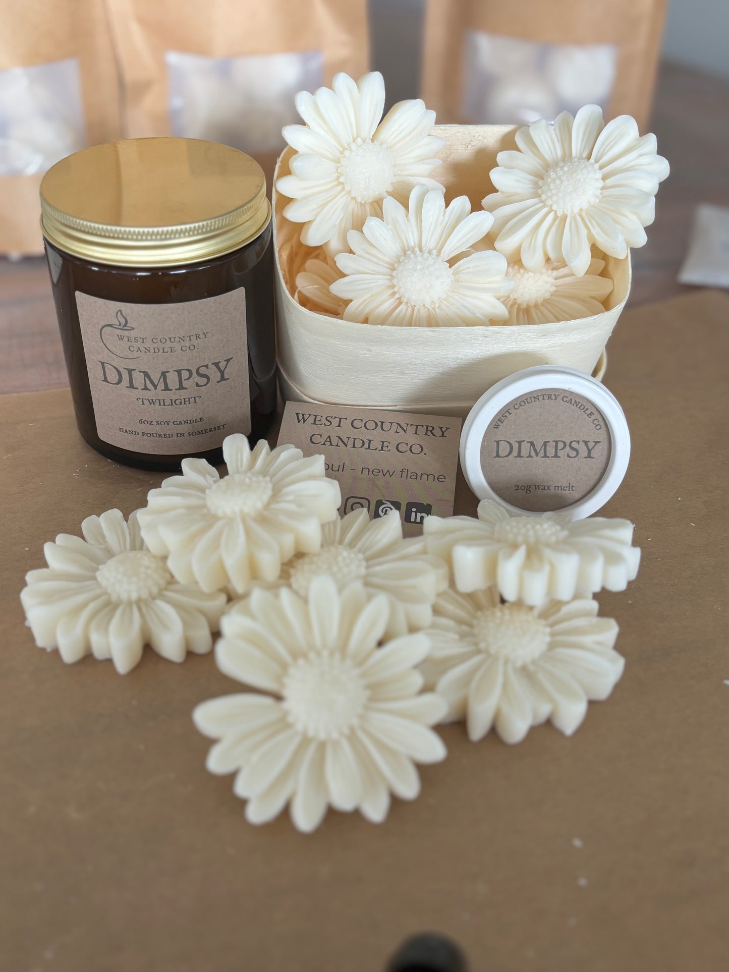 Days Eye 'Daisy' 6 wax melt daisy's