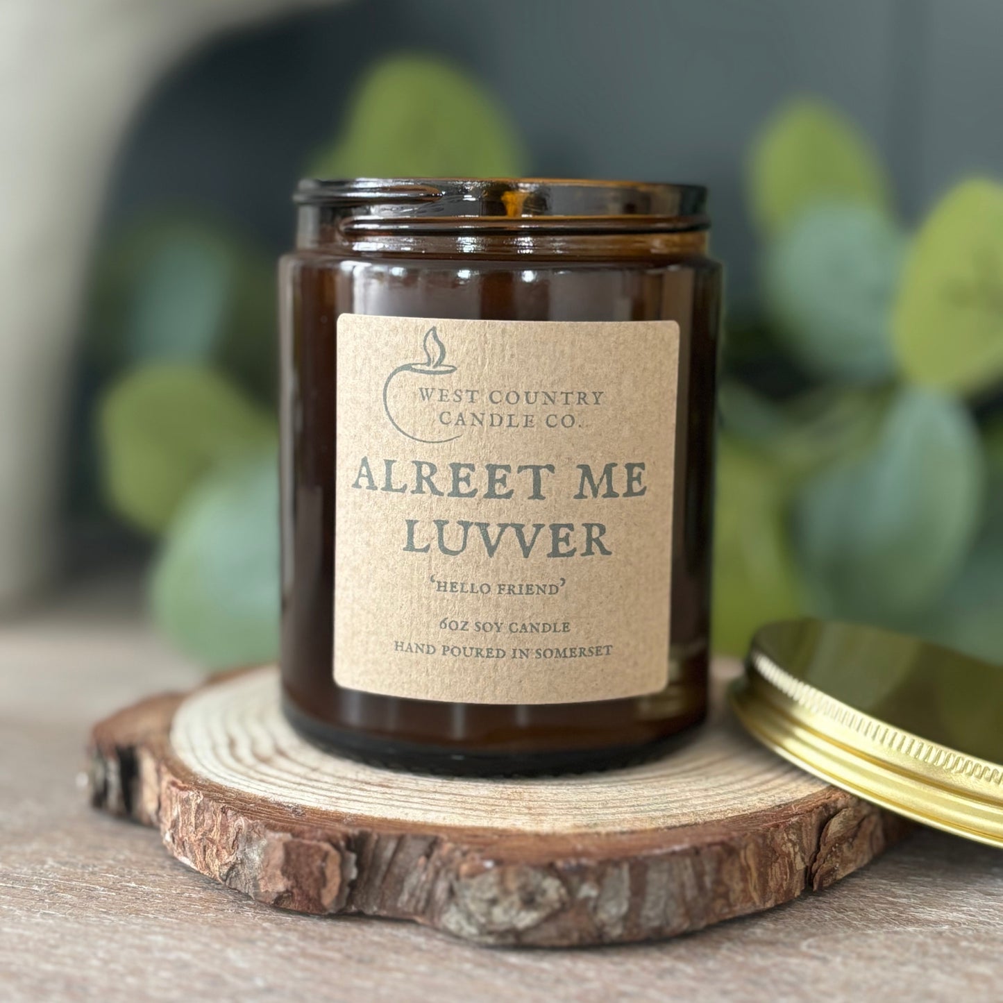 Alreet Me Luvver Candle