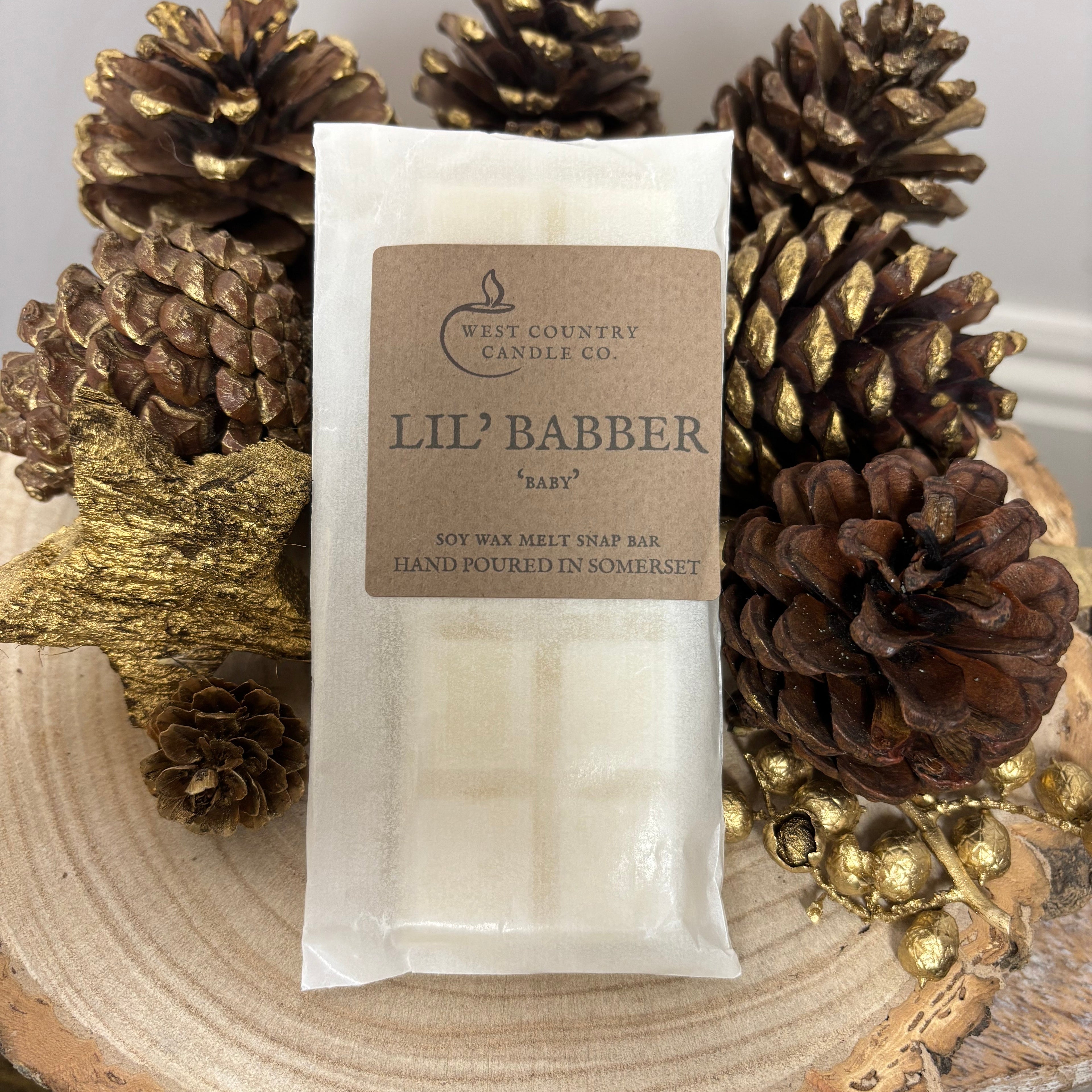 Lil'Babber 'Baby' soy wax melt snap bar 50g