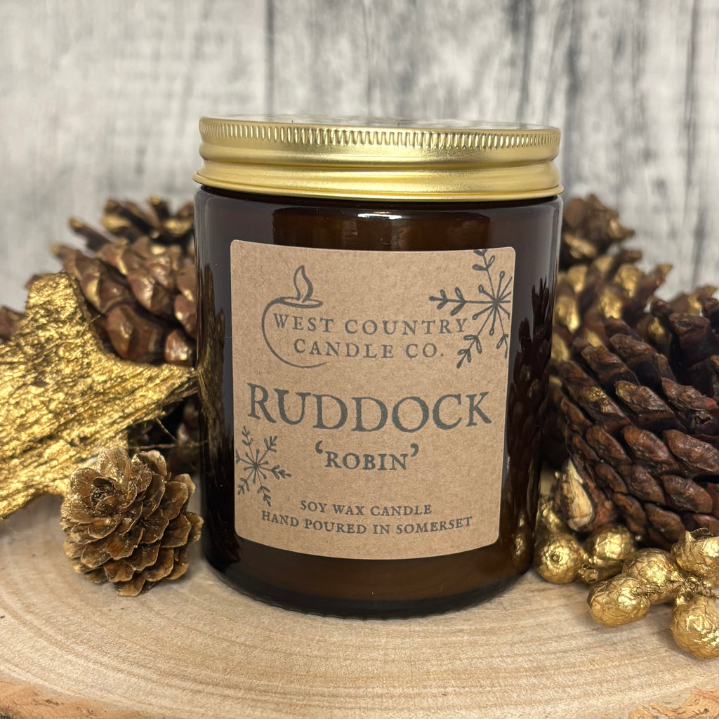 Ruddock 'Robin' - Pink Peppercorn & Festive Fig Soy Wax Candle